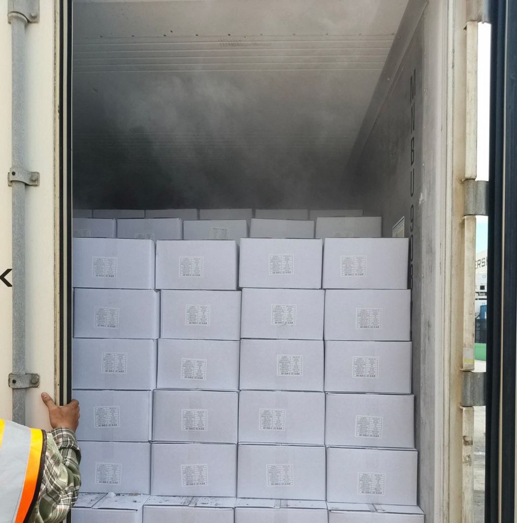 Reefer container loaded and sealed at General Santos City