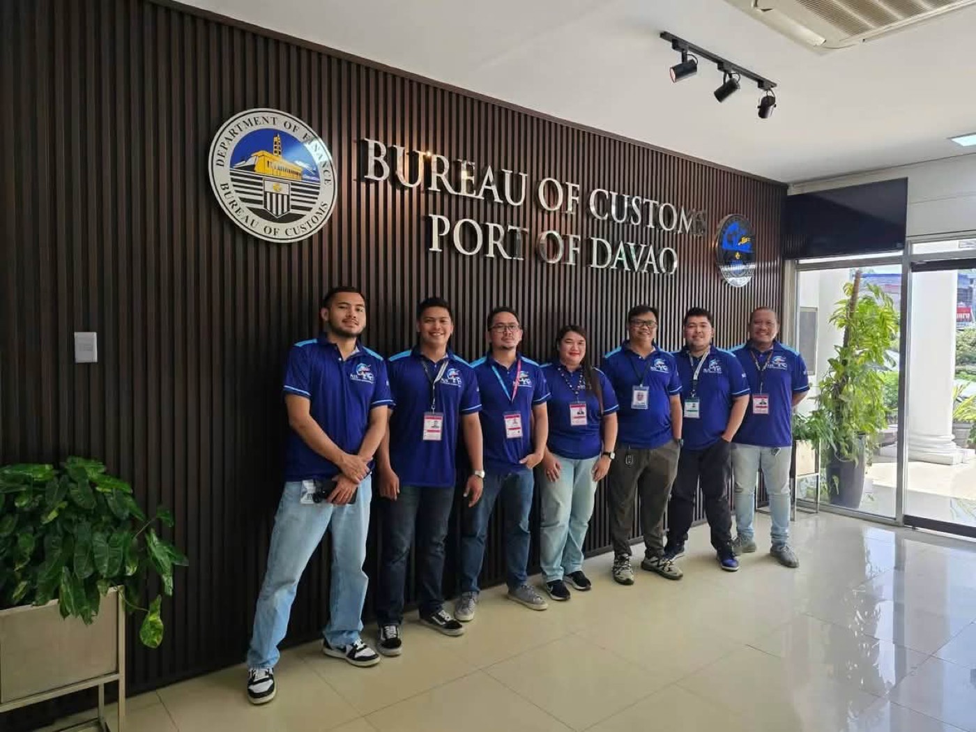 NJS team at the Bureau of Customs, Port of Davao